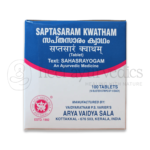 Kottakkal Arya Vaidya Sala Saptasaram kwatham Tabletaleta -100 Tableta