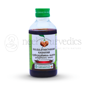 Vaidyaratnam Gulguluthikthakam Kashayam