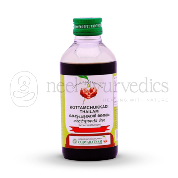 Vaidyaratnam Kottamchukkadi Thailam