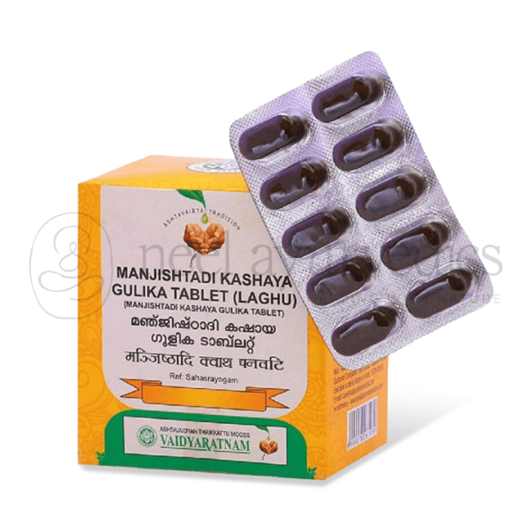 Vaidyaratnam Mahamanjishtadi Kashayam Gulika