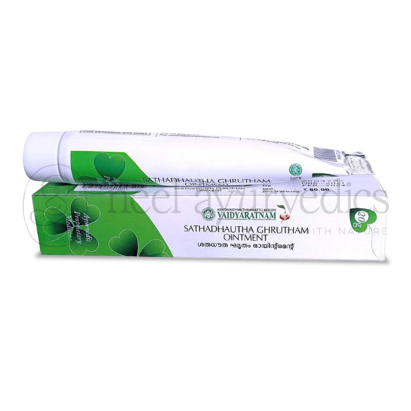 Vaidyaratnam Sathadautham Gritham Ointment