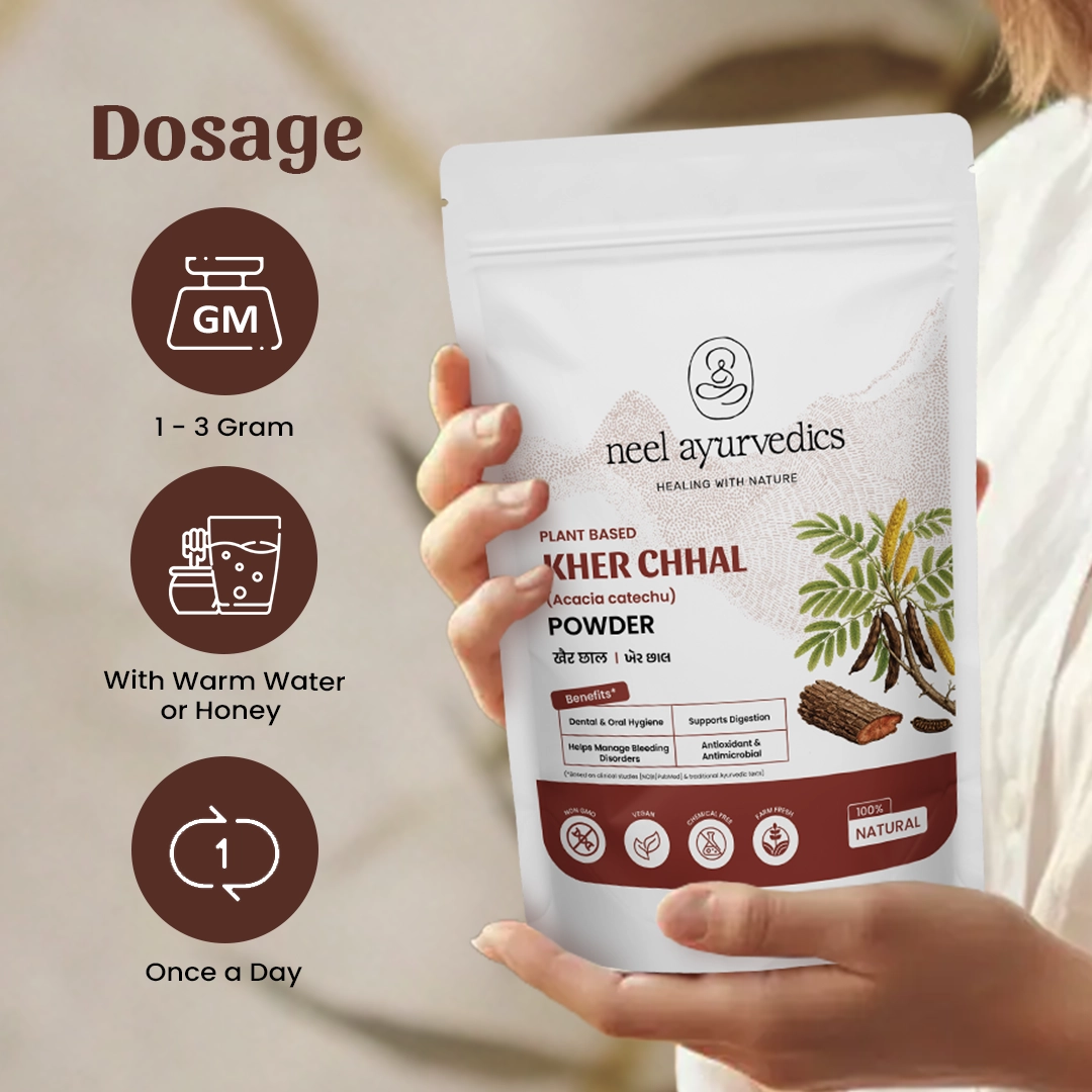 5 Kher Chhal Powder Dosage