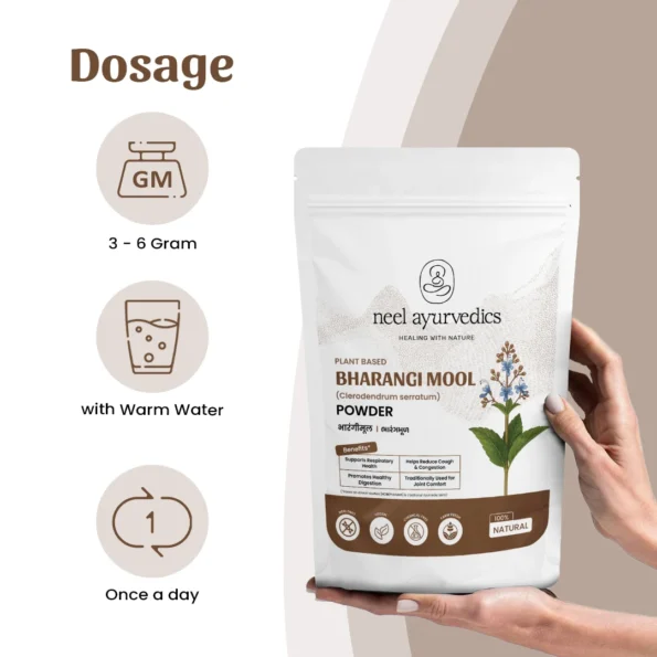5 bharangi mool powder dosage