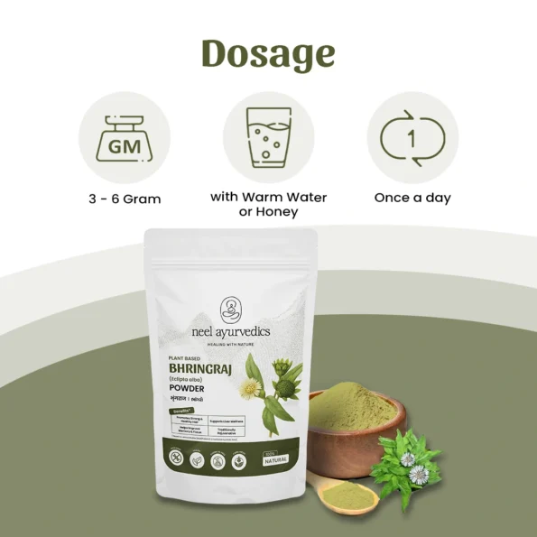 5 bhringraj powder dosage