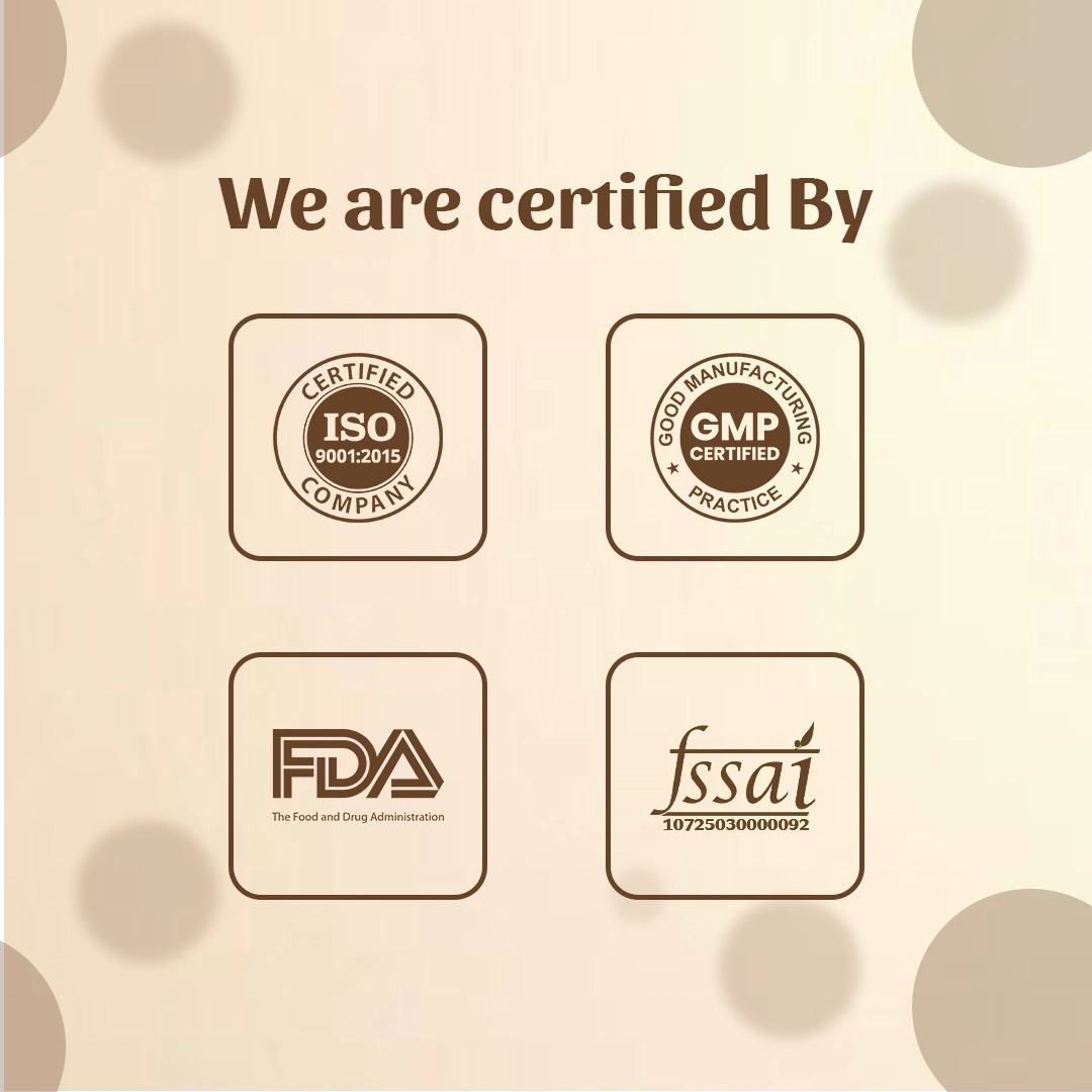 6 Black Chanothi We are certified By