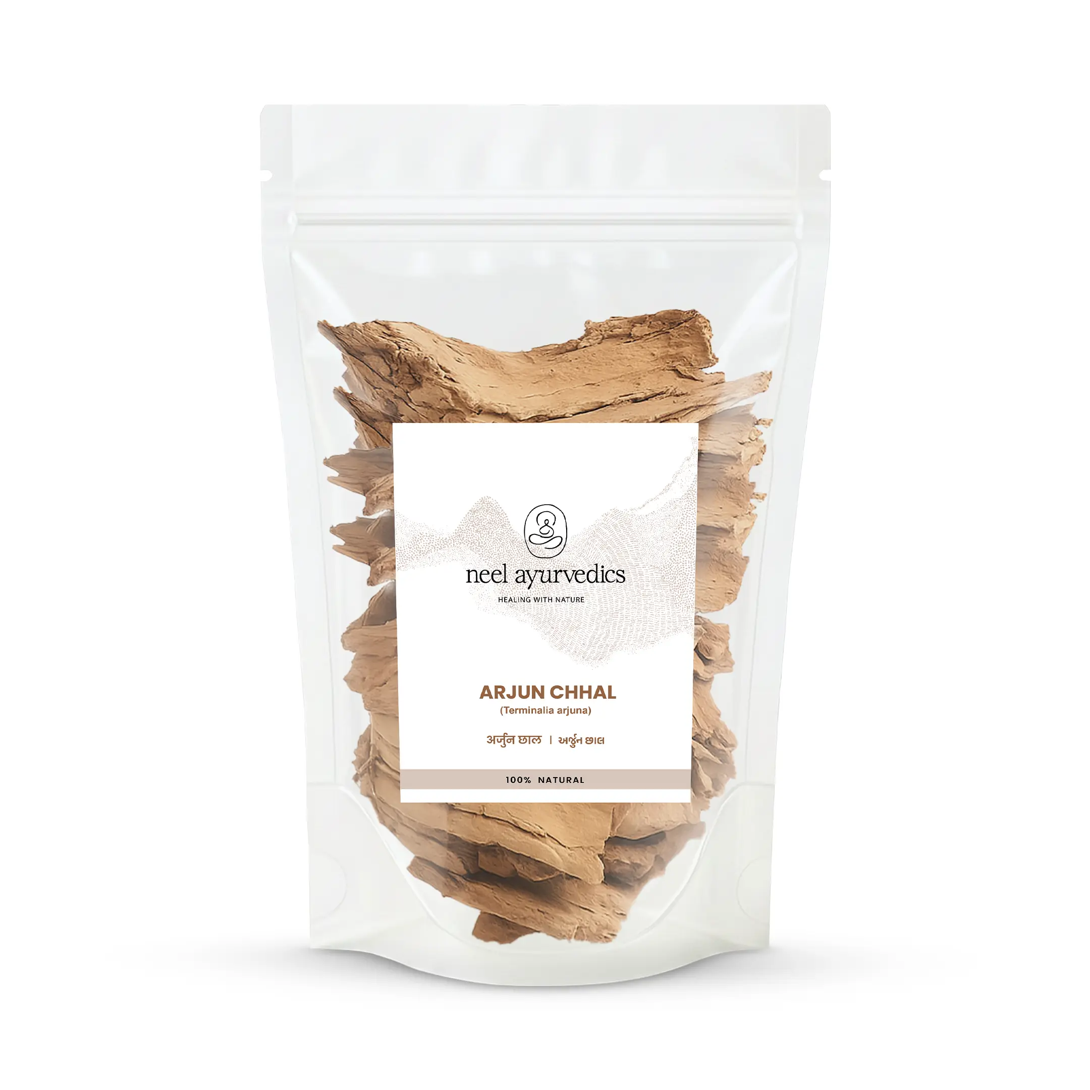 Arjun Chhal Whole Herb Mockup Neel Ayurvedics Arjun Chhal