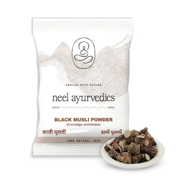 Neel Ayurvedics Polvo de musli negro