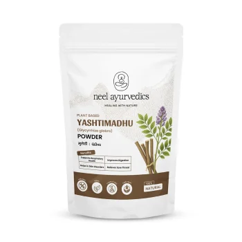 Neel Ayurvedics Polvo de Yashtimadhu (Glycyrrhiza glabra)