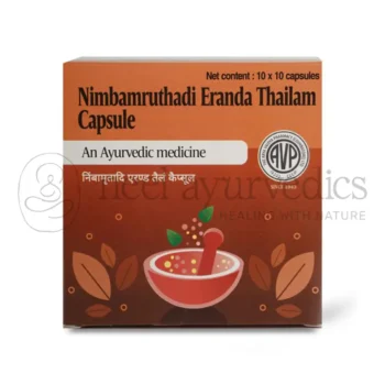 AVP Capsulas Nimbamruthadi Eranda Thailam - 100 Caps