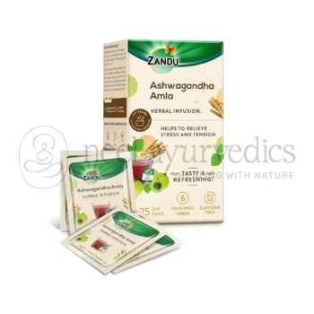 Zandu Infusion Herbal de Ashwagandha y Amla - 25 Bags