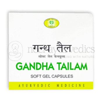 Avn Ayurveda Capsulas Soft Gel Gandha Tailam - 120 Caps