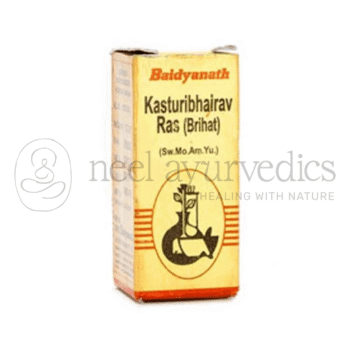 Baidyanath Ras Kasturi Bhairav (Br.S.M.A.) - 10 Tab