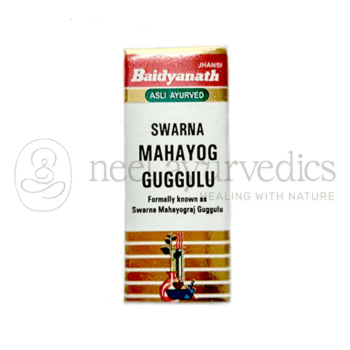 Baidyanath Guggulu Mahayog con Oro - 10 Tabs