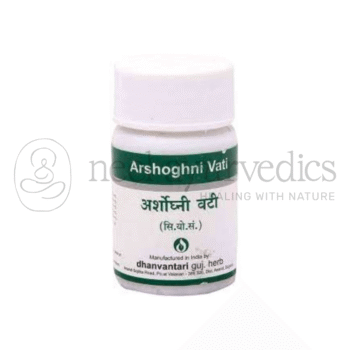 Dhanvantari Arshoghni Vati Comprimidos/Gramos - 60 Tab