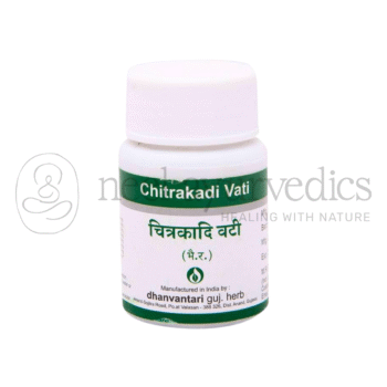 Dhanvantari Chitrakadi Vati Comprimidos/Gramos - 60 Tab