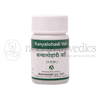 Dhanvantari Kanyalohadi Vati Comprimidos/Gramos - 60 Tab