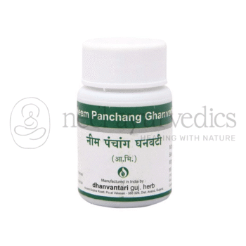 Dhanvantari Neem Panchang Ghanvati Comprimidos/Gramos - 60 Tab