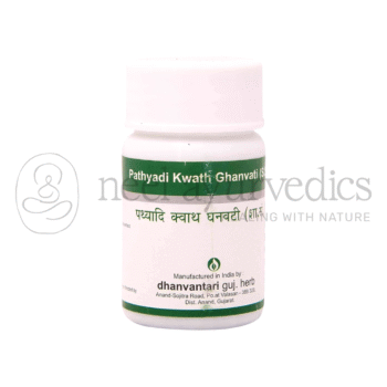 Dhanvantari Pathyadi Kwath Ghanvati Comprimidos/Gramos - 60 Tab