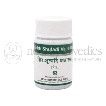 Dhanvantari Shirh Shuladi Vajra Ras Comprimidos/Gramos - 60 Tab