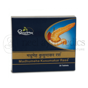 Dhootapapeshwar Madhumeha Kusumakar Rasa - 30 Tab