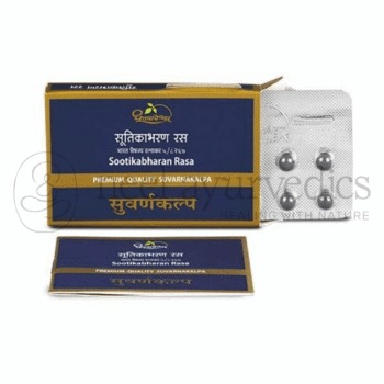 Dhootapapeshwar Sootikabharan Rasa (Suvarnakalpa) - 10 Tab