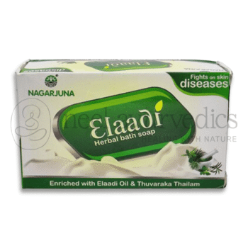 Nagarjuna Kerala Jabon de bano Elaadi - 75 GM
