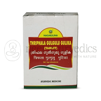 Nagarjuna Kerala Comprimidos Thriphala Gulgulu - 100 Tab