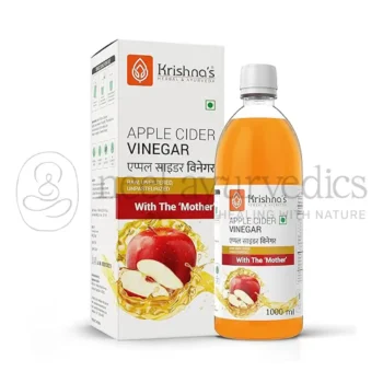 Krishna's Herbal And Ayurveda Vinagre de Manzana - 1000 ML