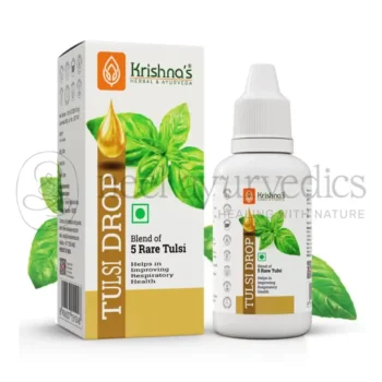 Krishna's Herbal And Ayurveda Gotas de Tulsi - 30 ML