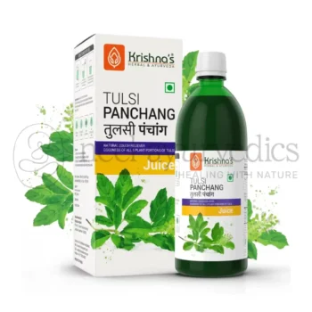 Krishna's Herbal And Ayurveda Jugo de Tulsi Panchang - 1000 ML