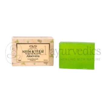 Misti Jabon de Neem, Tulsi y Aloe Vera - 100 GM