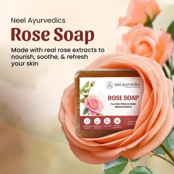 Neel Ayurvedics Jabón de rosas