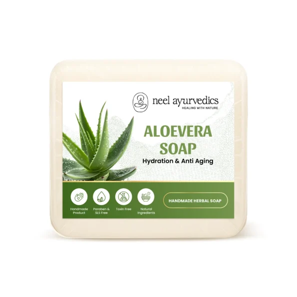 Neel Ayurvedics Jabón de aloe vera de