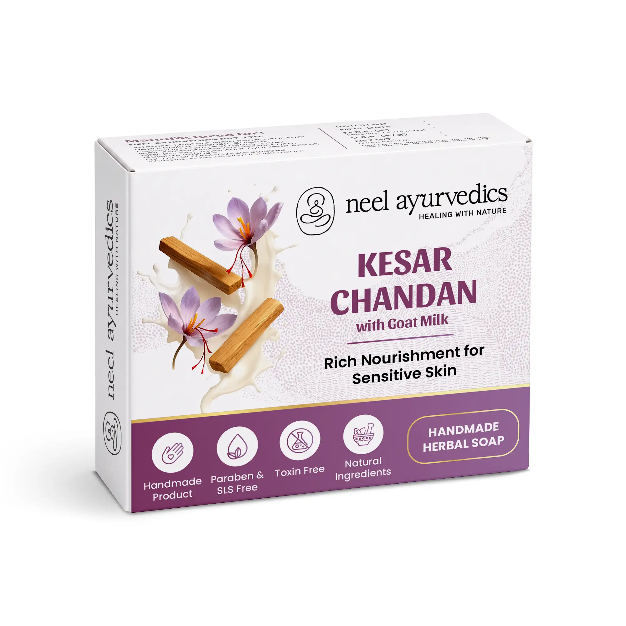 Neel Ayurvedics Kesar chandan Soap - Box 2