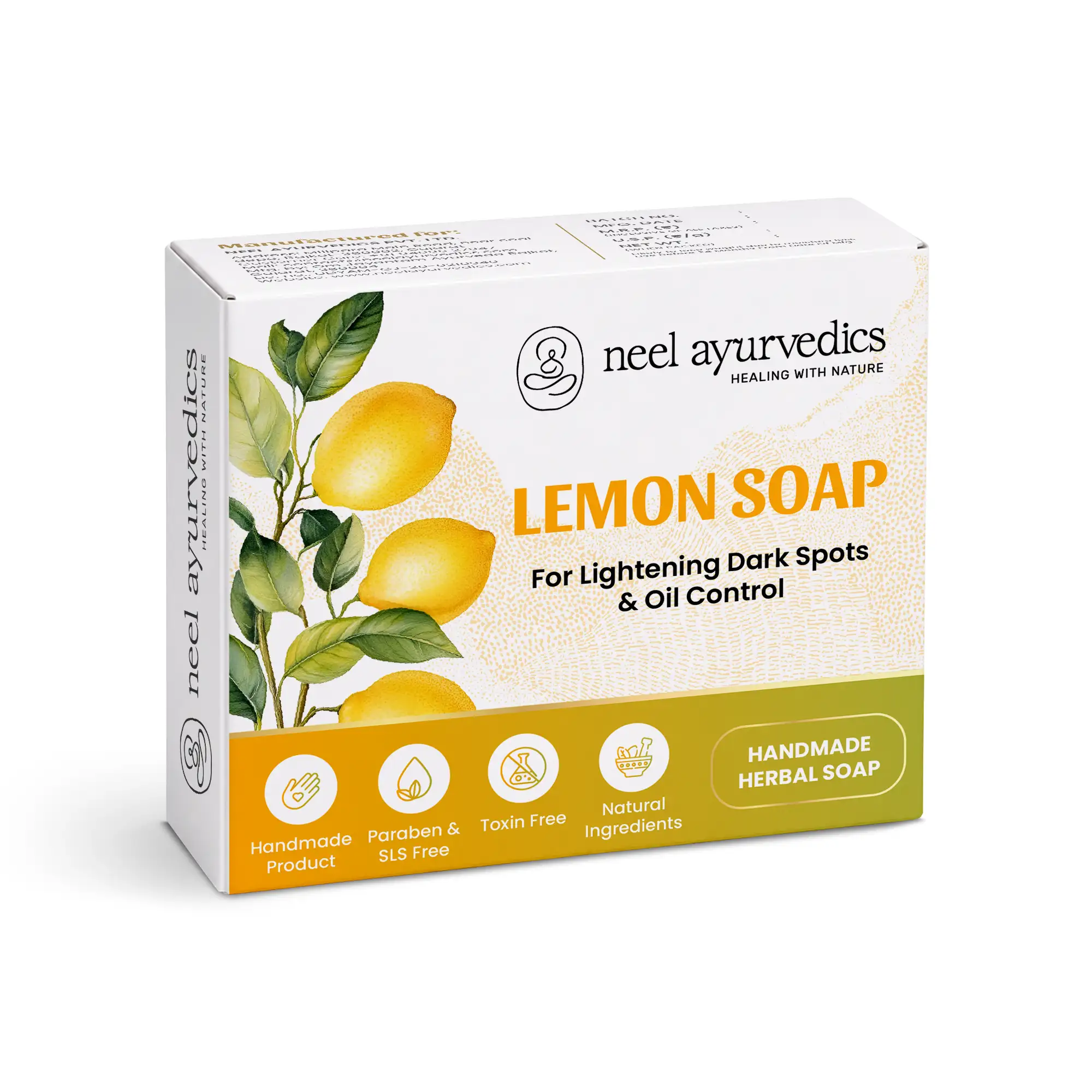 Neel Ayurvedics Lemon Soap - box2